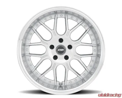 ESR Wheels CS18 Wheel 18x9.5 5x114.3 +22 72.56 Hyper Silver Machine Lip - 89551422 CS18HS-ML