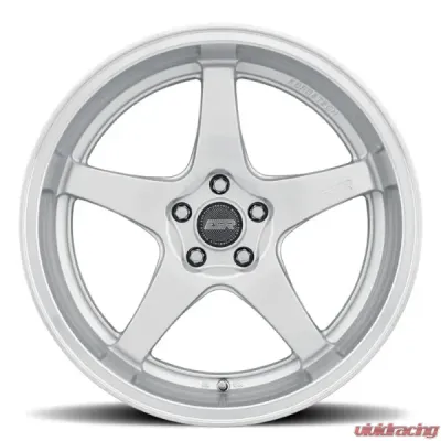 ESR Wheels AP5 Wheel 18x10.5 5x120.6 +22 Hyper Silver Machined Lip - 80551422 APX5HS-ML 5X120.6