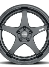 ESR Wheels AP5 Wheel 18x10.5 5x120.6 +22 Matte Black Gloss Black Lip                                     - 80551422 APX5MBLK-BL 5X120.6 - Image 3