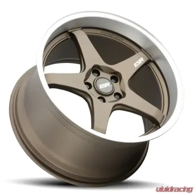 ESR Wheels AP5 Wheel 18x10.5 5x120 +22 Matte Bronze Machined Lip - 80551422 APX5MBRNZ-ML 5X120