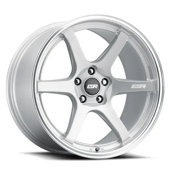ESR Wheels AP6 Wheel 19x9.5 5x115 +22 Hyper Silver Machined Lip - 99551422 APX6HS-ML 5X115