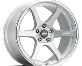 ESR Wheels AP6 Wheel 19x11 5x108 +36 Hyper Silver Machined Lip