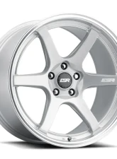 ESR Wheels AP6 Wheel 19x11 5x112 +22 Hyper Silver Machined Lip                                     - 91151422 APX6HS-ML 5X112 - Image 3