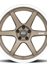 ESR Wheels AP6 Wheel 18x8.5 5x110 +30 Matte Bronze Machined Lip                                     - 88551430 APX6MBRNZ-ML 5X110 - Image 3