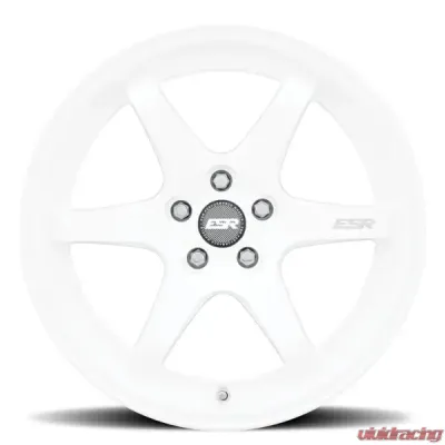 ESR Wheels AP6 Wheel 18x9.5 5x114.3 +35 Gloss White - 89551435 APX6WHT