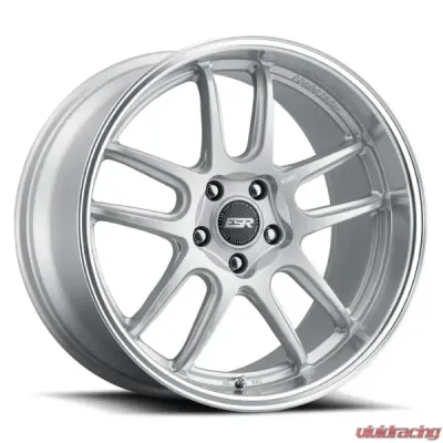 ESR Wheels AP8 Wheel 18x8.5 5x108 +30 Hyper Silver Machined Lip - 88551430 APX8HS-ML 5X108