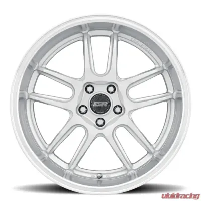ESR Wheels AP8 Wheel 18x8.5 5x108 +30 Hyper Silver Machined Lip - 88551430 APX8HS-ML 5X108