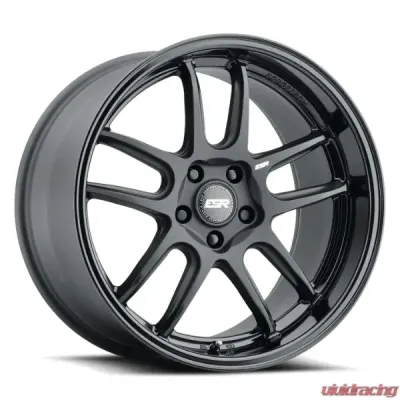 ESR Wheels AP8 Wheel 18x10.5 5x108 +22 Matte Black Gloss Black Lip - 80551422 APX8MBLK-BL 5X108