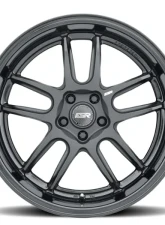 ESR Wheels AP8 Wheel 18x10.5 5x108 +22 Matte Black Gloss Black Lip                                     - 80551422 APX8MBLK-BL 5X108 - Image 3