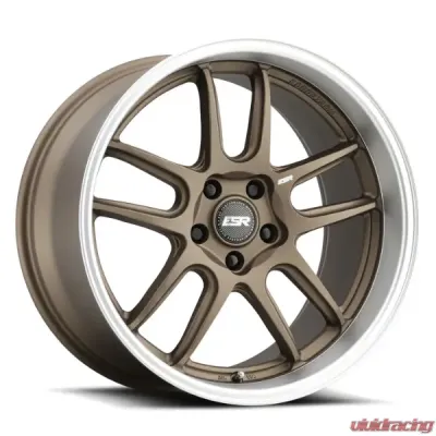 ESR Wheels AP8 Wheel 19x8.5 5x115 +30 Matte Bronze Machined Lip - 98551430 APX8MBRNZ-ML 5X115