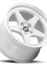ESR Wheels CR5 Wheel 18x9.5 +35 Gloss White Machined Lip                                     - 89511135 CR5WHT-ML - Image 2