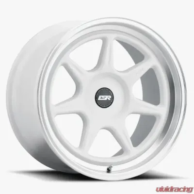 ESR Wheels CR7 Wheel 18x9.5 +35 Gloss White Machined Lip - 89511135 CR7WHT-ML