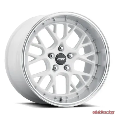 ESR Wheels CS11 Wheel 19x8.5 +30 Gloss White Machined Lip - 98511130 CS11WHT-ML