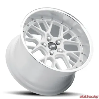 ESR Wheels CS11 Wheel 19x8.5 +30 Gloss White Machined Lip - 98511130 CS11WHT-ML