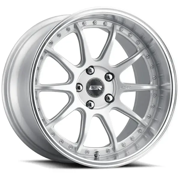ESR Wheels CS12 Wheel 18x8.5 +30 Hyper Silver Machined Lip - 88511130 CS12HS-ML