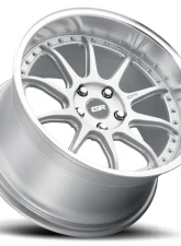 ESR Wheels CS12 Wheel 18x9.5 +22 Hyper Silver Machined Lip                                     - 89511122 CS12HS-ML - Image 2