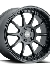 ESR Wheels CS12 Wheel 18x8.5 5x114.3 +35 Matte Black Gloss Black                                     - 88551235 CS12MBLK-BL 5X114 - Image 3