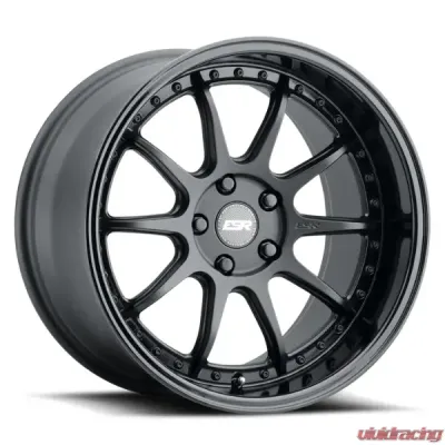 ESR Wheels CS12 Wheel 18x8.5 5x114.3 +35 Matte Black Gloss Black - 88551235 CS12MBLK-BL 5X114