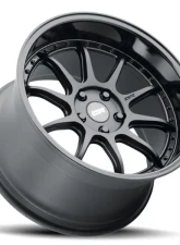 ESR Wheels CS12 Wheel 18x8.5 5x114.3 +35 Matte Black Gloss Black                                     - 88551235 CS12MBLK-BL 5X114 - Image 2