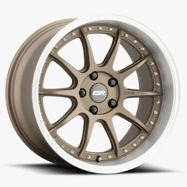 ESR Wheels CS12 Wheel 19x9.5 5x120.6 +35 Matte Bronze Machined Lip - 99551435 CS12MBRNZ-ML 5X120.6