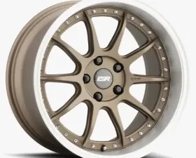 ESR Wheels CS12 Wheel 18x10.5 5x120.6 +22 Matte Bronze Machined Lip