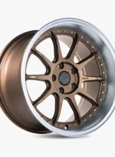 ESR Wheels CS12 Wheel 19x8.5 5x120.6 +30 Matte Bronze Machined Lip                                     - 98551430 CS12MBRNZ-ML 5X120.6 - Image 2