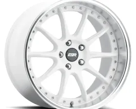 ESR Wheels CS12 Wheel 18x10.5 +22 Gloss White Machined Lip