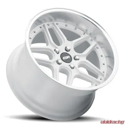 ESR Wheels CS15 Wheel 18x10.5 +22 Gloss White Machined Lip - 80511122 CS15WHT-ML