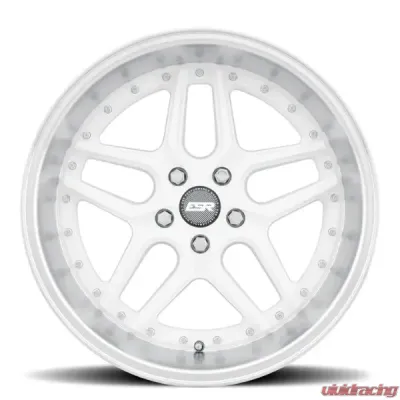 ESR Wheels CS15 Wheel 18x10.5 +22 Gloss White Machined Lip - 80511122 CS15WHT-ML