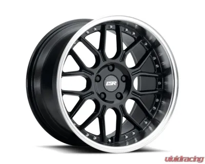 ESR Wheels CS18 Wheel 18x9.5 5x108 35mm Gloss Black Machine Lip - 89551435 CS18GBLK-ML 5X108