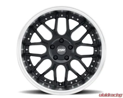 ESR Wheels CS18 Wheel 18x9.5 5x108 35mm Gloss Black Machine Lip - 89551435 CS18GBLK-ML 5X108