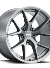 ESR Wheels RF2 Wheel 18x8.5 5x120.6 +30 Gloss Graphite                                     - 88551430 RF2GR 5X120.6 - Image 4