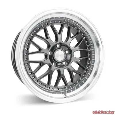 ESR Wheels SR01 Wheel 17x9.5 5x120 +20 Gunmetal Machined Lip - 79551420 SR01GM-ML 5X120