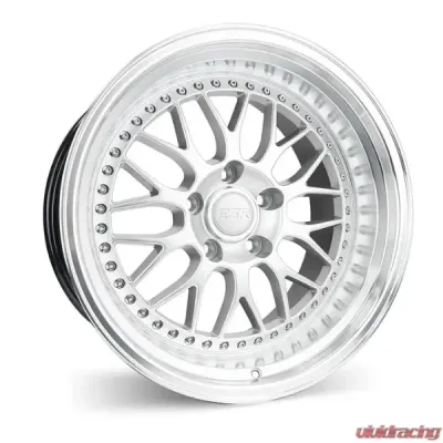 ESR Wheels SR01 Wheel 18x8.5 +30 Hyper Silver Machined Lip - 88511130 SR01HS-ML
