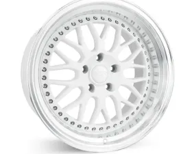 ESR Wheels SR01 Wheel 18x10.5 +15 Gloss White Machined Lip