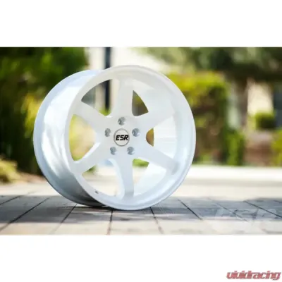 ESR Wheels SR07 Wheel 17x8.5 5x120.6 +30 Gloss White - 78551430 SR07WHT 5X120.6