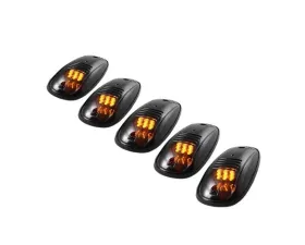 Xtune 5 Pcs Roof Cab Marker Parking Running Lights Smoked
