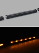 Xtune Smoke Amber LED Cab Roof Lights Chevrolet Silverado 2007-2013                                     - ACC-LED-CS07-CR-SM - Image 3