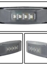 Xtune 4pcs Clear LED Dually Fender Lights Dodge Ram 1994-2002                                     - ACC-LED-DR94-FE-C - Image 2