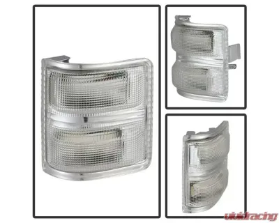 Xtune Clear Amber LED Mirror Signal Lens Ford F-250 | F-350 | F-450 | F-550 2008-2014 - ACC-LED-FDSD08-MR-C