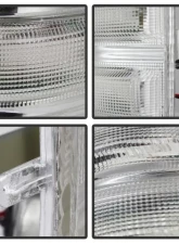 Xtune Clear Amber LED Mirror Signal Lens Ford F-250 | F-350 | F-450 | F-550 2008-2014                                     - ACC-LED-FDSD08-MR-C - Image 4
