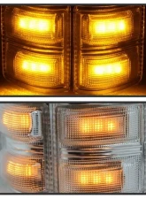 Xtune Clear Amber LED Mirror Signal Lens Ford F-250 | F-350 | F-450 | F-550 2008-2014                                     - ACC-LED-FDSD08-MR-C - Image 5