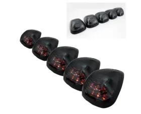 Xtune Smoke Amber LED Cab Roof Lights Ford F-250 | F-350 | F-450 | F-550 1999-2015