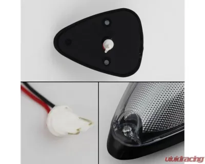 Xtune Smoke Amber LED Cab Roof Lights Ford F-250 | F-350 | F-450 | F-550 1999-2015 - ACC-LED-FDSD99-CR-SM