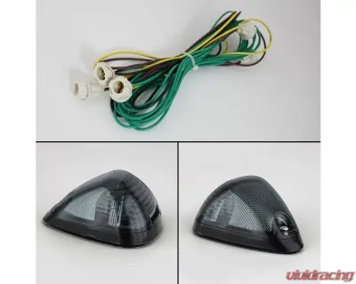 Xtune Smoke Amber LED Cab Roof Lights Ford F-250 | F-350 | F-450 | F-550 1999-2015 - ACC-LED-FDSD99-CR-SM