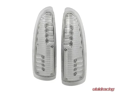 Xtune Clear Amber LED Mirror Signal Lens Ford Excursion | F-250 | F-350 | F-450 | F-550 2000-2007 - ACC-LED-FDSD99-MR-C
