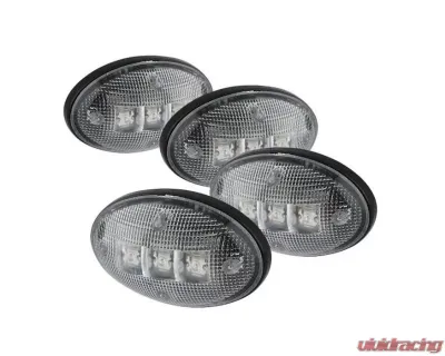 Xtune Clear Dually Fender LED Side Fender Lights Ford F-250 | F-350 | F-450 | F-550 1999-2010 - ACC-LED-FDSD99-SL-C