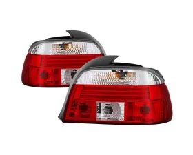 Xtune Tail Lights With Red Clear Lens BMW E39 5-Series 1997-2000