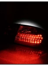 Xtune LED Tail Lights With Red Clear Lens Mercedes Benz W210 E-Class 1996-2002                                     - ALT-CL-MBW210-LED-RC - Image 7
