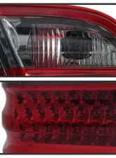 Xtune LED Tail Lights With Red Smoked Lens Mercedes Benz W210 E-Class 1996-2002                                     - ALT-CL-MBW210-LED-RSM - Image 3